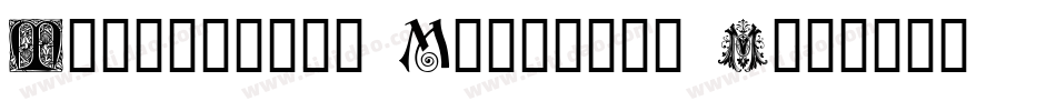 Ornamental Initials J字体转换